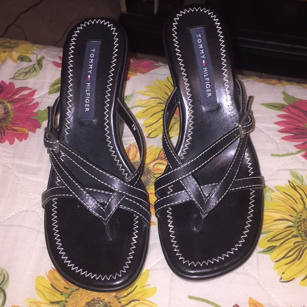 Women's Tommy Hilfiger wedges (never worn)